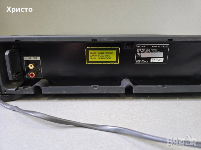 💿🎶 Sony cdp-s7 🎶💿, снимка 6 - Аудиосистеми - 54192411