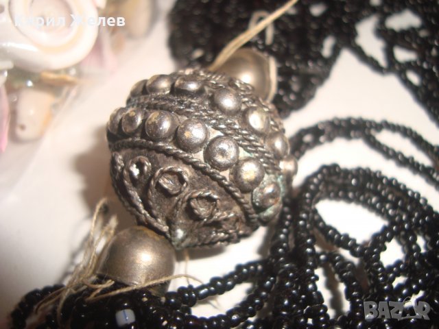 СТАРА ОСМАНСКА МЪНИСТЕНА ОГЪРЛИЦА със САЧАН ФИЛИГРАН ГРАНУЛАЦИЯ РЪЧНА ИЗРАБОТКА 9675, снимка 9 - Колиета, медальони, синджири - 30625347
