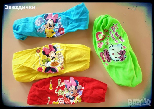 Ленти за глава MINNIE MOUSE 🐭и HELLO KITTY🐱 , снимка 1 - Шноли, диадеми, ленти - 36905410