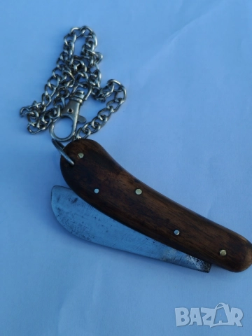 Старо джобно ножче за ашладисване П. Денев. , снимка 3 - Антикварни и старинни предмети - 52378571