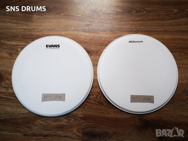 Продаваме нови и използвани кожи за барабани 🥁, снимка 6 - Ударни инструменти - 44633592