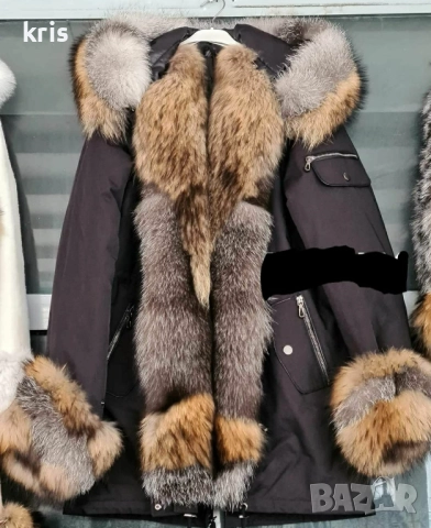 Най новия модел дамско яке парка чисто ново