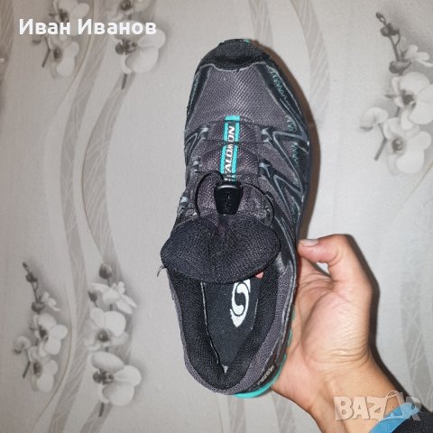 водоустойчиви туристически  обувки/ маратонки  Salomon Gore-Tex  номер 37,5-38, снимка 2 - Други - 42770103