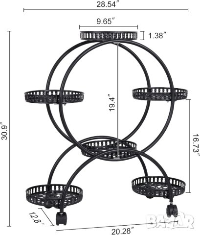 Цветарник / стойка за цветя HJ-ZT112, снимка 2 - Етажерки - 42915033