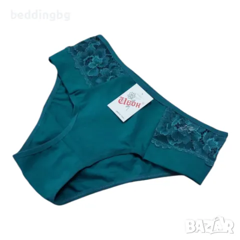 Дамски бикини Ивон - памук, цвят петрол, S-2XL