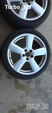 Продавам 18" Audi 5-spoke джанти за A4 B6/B7, снимка 6 - Гуми и джанти - 54091584
