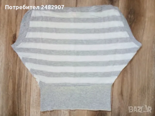 Дамска блуза с блестящ ефект, снимка 4 - Тениски - 49209368