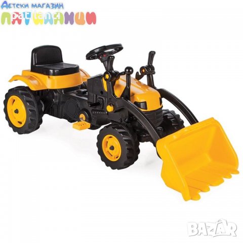 Детски трактор с педали Pilsan Active с гребло 07315