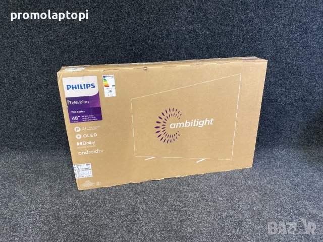 Телевизор PHILIPS 48OLED707 - Счупен Дисплей., снимка 1 - Телевизори - 44178349