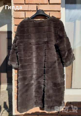 манто естествен косъм лисица Дания М, снимка 12 - Палта, манта - 52803794