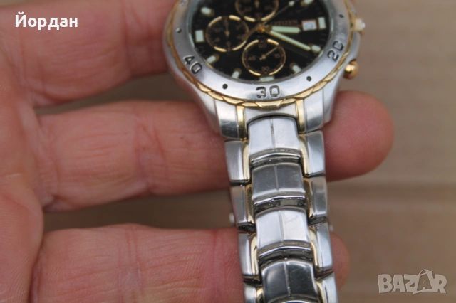 Мъжки Японски часовник ''Citizen 0510''  хронограф, снимка 4 - Мъжки - 54150053