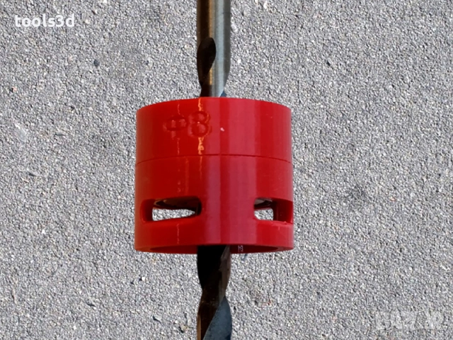 Ограничители за свредла с лагер в долната част напечатан на 3d принтер., снимка 2 - Други инструменти - 52069940