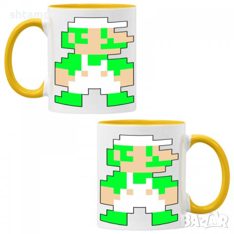 Чаша Super Mario Luigi 8-b,Керамична Чаша, Кафе Чай, Игра,Изненада,Подарък,Повод,Празник,Рожден Ден, снимка 7 - Чаши - 38508204