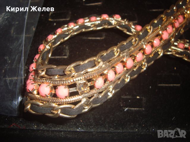 КРАСИВ МЕСИНГОВ ГЕРДАН ОГЪРЛИЦА ВИНТИДЖ СТИЛ 81133, снимка 10 - Колиета, медальони, синджири - 30711703