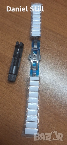 Нова 18 мм керамична каишка за Huawei Watch GT5 Pro 42 мм , снимка 3 - Каишки за часовници - 53002824