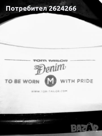 Мъжка тениска Tom Tailor,M, снимка 3 - Блузи - 29906922