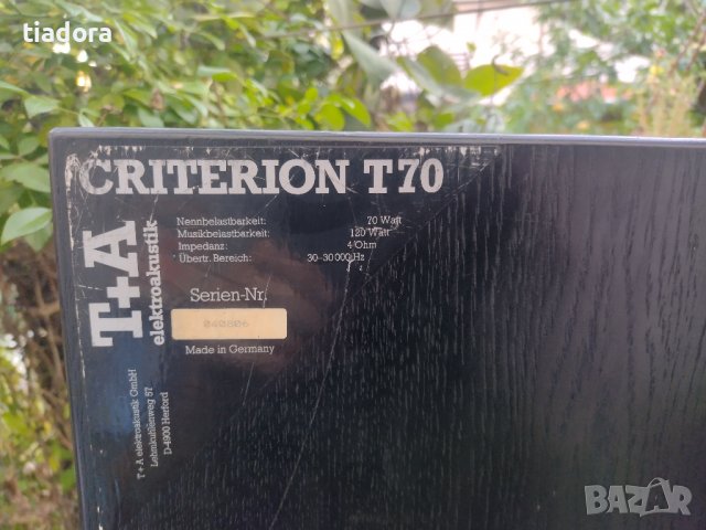 T+A CRITERION Т 70, снимка 9 - Тонколони - 38018143