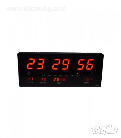 ГОЛЯМ СТЕНЕН LED ЕЛЕКТРОНЕН ЧАСОВНИК JH - код 3615 , снимка 7 - Друга електроника - 33991104