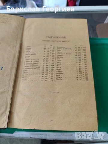 Библия 1924 г, снимка 2 - Други - 51831901