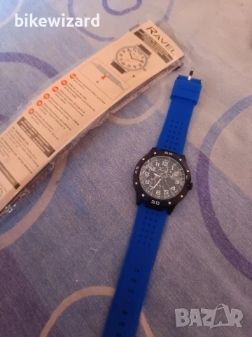 Ravel - Мъжки спортен часовник с черен корпус НОВ С ПРОБЛЕМ ЧЕТЕТЕ ОПИСАНИЕТО, снимка 4 - Мъжки - 50735909