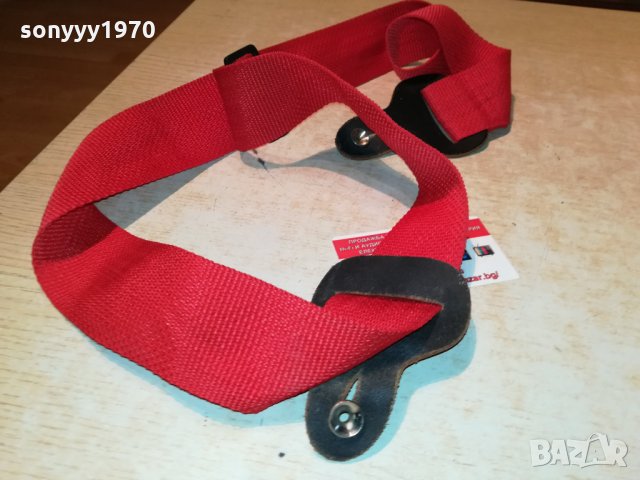 КОЛАН ЗА КИТАРА ЧЕРВЕН 1610211853, снимка 4 - Китари - 34486339