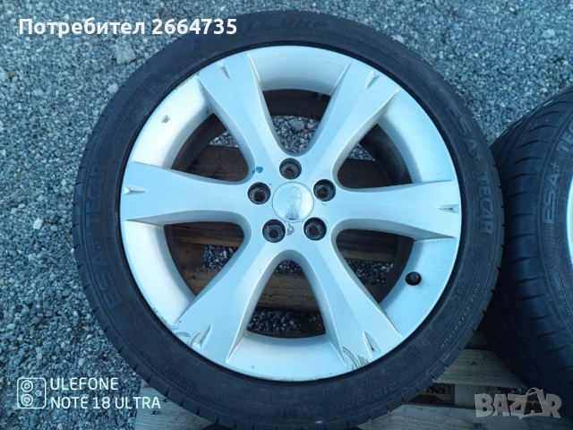 Лети джанти с гуми Subaru 5/100/17, снимка 14 - Гуми и джанти - 52286161