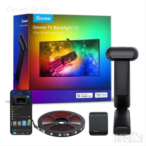 Govee TV Backlight T2 55-65 и 75-85 инча Wi-Fi Bluetooth, снимка 1
