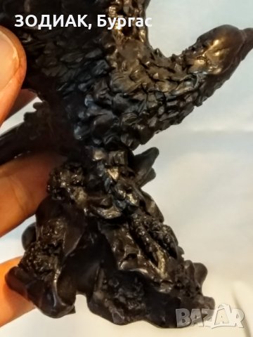 Статуетка ОРЕЛ - 14 см, снимка 5 - Статуетки - 28694147