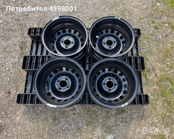 4бр.Оригинални подсилени джанти 15цола 4x100 + ДАТЧИЦИ за Renault Kangoo,Dacia Dokker,Mercedes Citan, снимка 13 - Гуми и джанти - 54014719