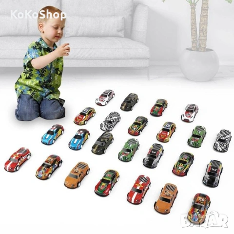 Детски колички-24 броя/комплект детски коли/, снимка 2 - Коли, камиони, мотори, писти - 53055964