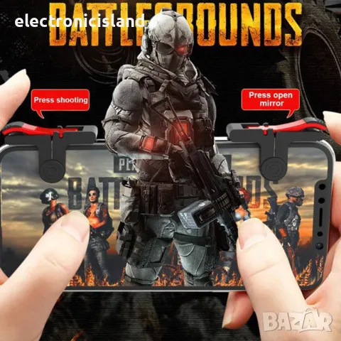 Trigger L1 R1 бутони за стрелба и мобилна игра на смарт телефон, таблет, снимка 7 - Селфи стикове, аксесоари - 29803045