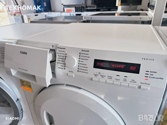 Сушилня AEG клас А++ инверторен мотор, термопомпа 7кг. , снимка 4 - Сушилни - 52178287