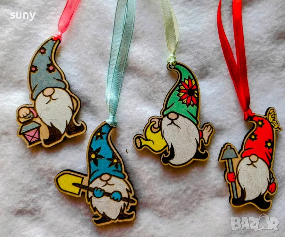 Коледна персонализирана дървена играчка за елха, снимка 9 - Други - 48082932