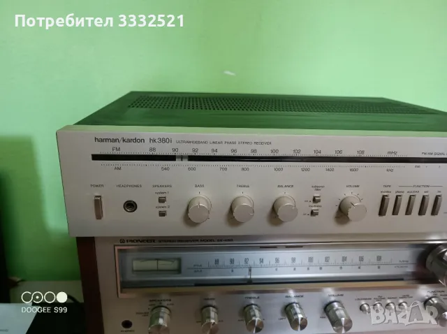 Harman Kardon HK380i, снимка 7 - Ресийвъри, усилватели, смесителни пултове - 48354205
