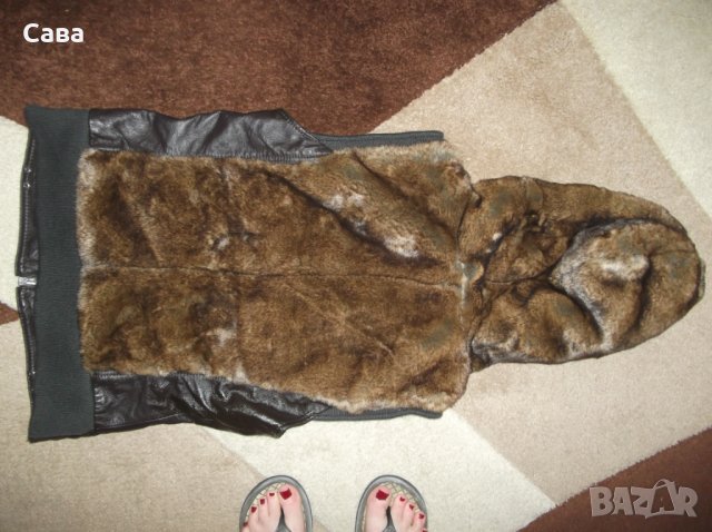 Кожен елек VERO MODA   дамски,М, снимка 3 - Елеци - 30140127