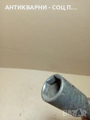 Соц Стар Руски Глух Ключ 37мм Тегло 1.750кг., снимка 9 - Антикварни и старинни предмети - 49799933