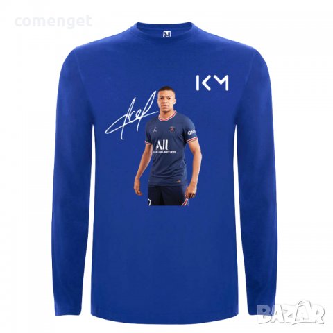 Детски тениски КИЛИАН МБАПЕ / KYLIAN MBAPPE с подпис! Или с ТВОЯ идея!, снимка 3 - Детски тениски и потници - 37059126