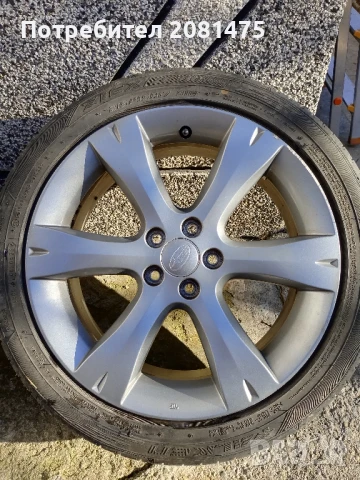 Джанти с гуми 17" Субару, снимка 2 - Гуми и джанти - 50505536