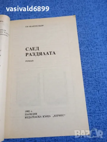 Ги Шантпльор - След раздялата , снимка 4 - Художествена литература - 48483290