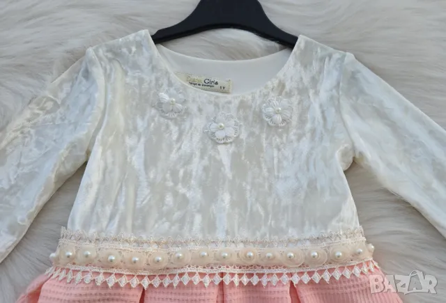 Детска официална рокля 9-12 месеца , снимка 2 - Бебешки рокли - 49520429