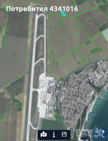 ПРОДАЖБА НА ДВА СЪСЕДНИ ПОЗЕМЛЕНИ ИМОТА – ЗЕМЛИЩЕ НА ГР. ПОМОРИЕ, МЕСТНОСТ „БОЖУРИТЕ“, В БЛИЗОСТ ДО 