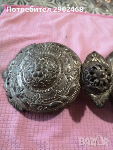 Пафти сребърни Карловски пафти. , снимка 5 - Антикварни и старинни предмети - 52332089