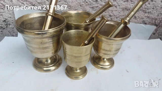 хаван,хаванче,месингово,месинг,гаванка, снимка 12 - Антикварни и старинни предмети - 56041373
