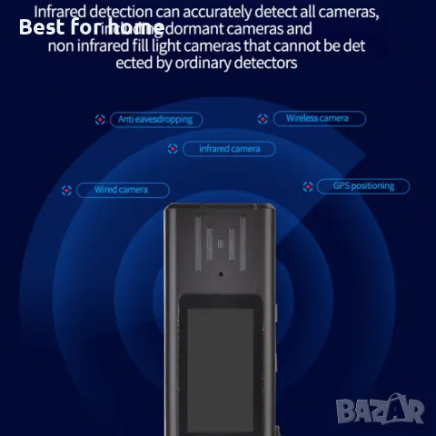 Детектор за откриване на скрити устройства ZD09- камери, GPS, подслушване, снимка 4 - Други - 47996266