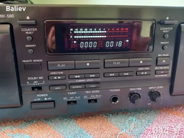 DENON DRW-580 CASSETTE DECK , снимка 10 - Декове - 48302562