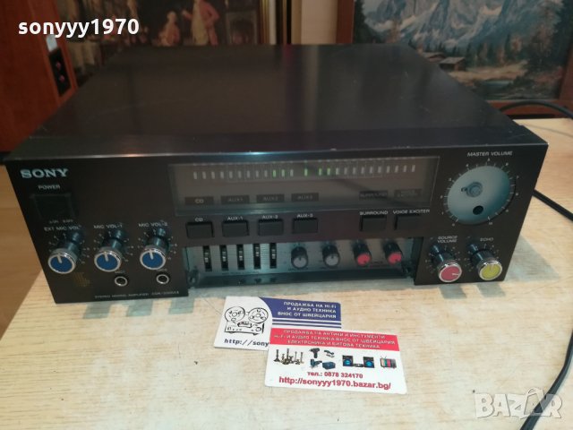 sony stereo amplifier-110v/60hz, снимка 12 - Ресийвъри, усилватели, смесителни пултове - 30266142