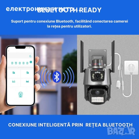 4 броя - Камера двойна 8MP, приложение ICSee , снимка 4 - Камери - 53161065