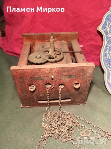 Много стар стенен часовник, снимка 7 - Антикварни и старинни предмети - 53193651