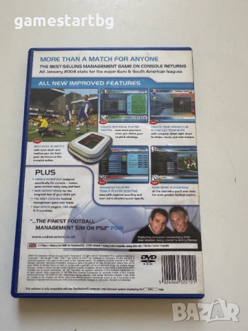 LMA Manager 2004 за PS2, снимка 2 - Игри за PlayStation - 51756881