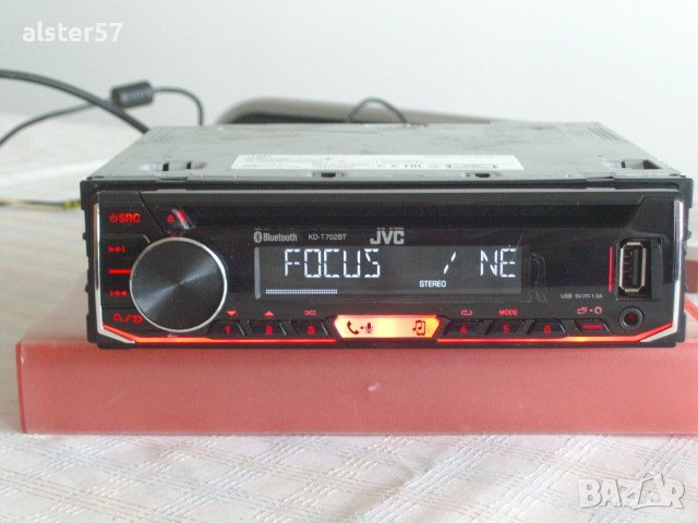 Bluetooth.USB ,CD,AUX player JVC KD-T702BT, снимка 1